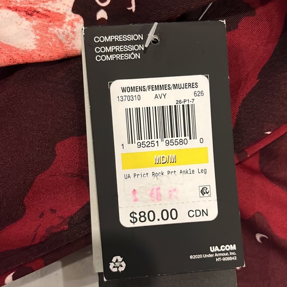 Under armour 2 compression leggings and 1 bra size M. With tags. - Picture 5 of 11